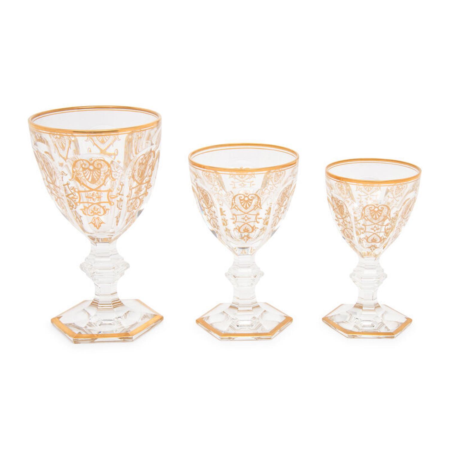 A Baccarat Empire Part Stemware Service