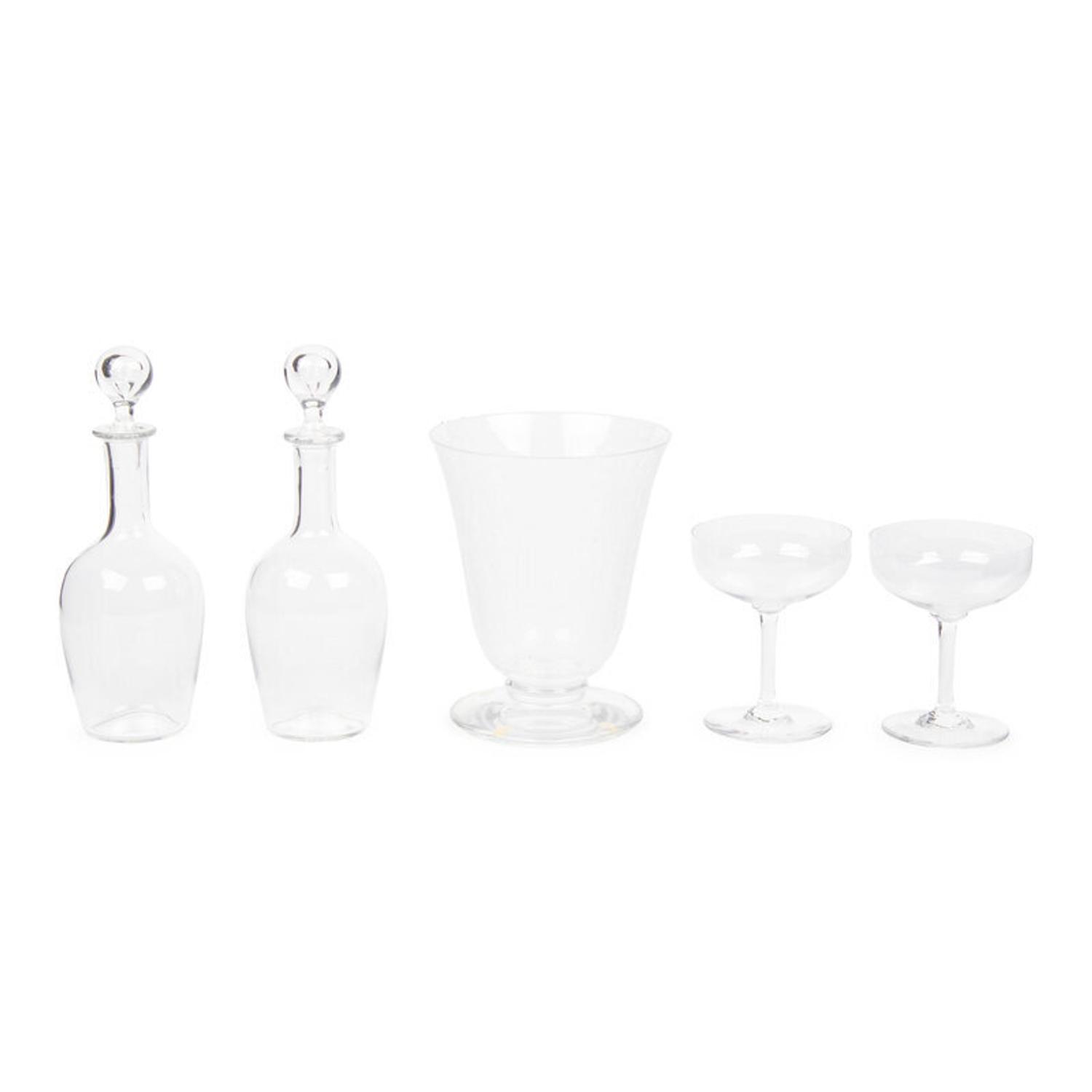 A Collection of Baccarat Glass Table Articles