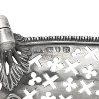 A George III Pierced and Engraved Silver Cake Basket