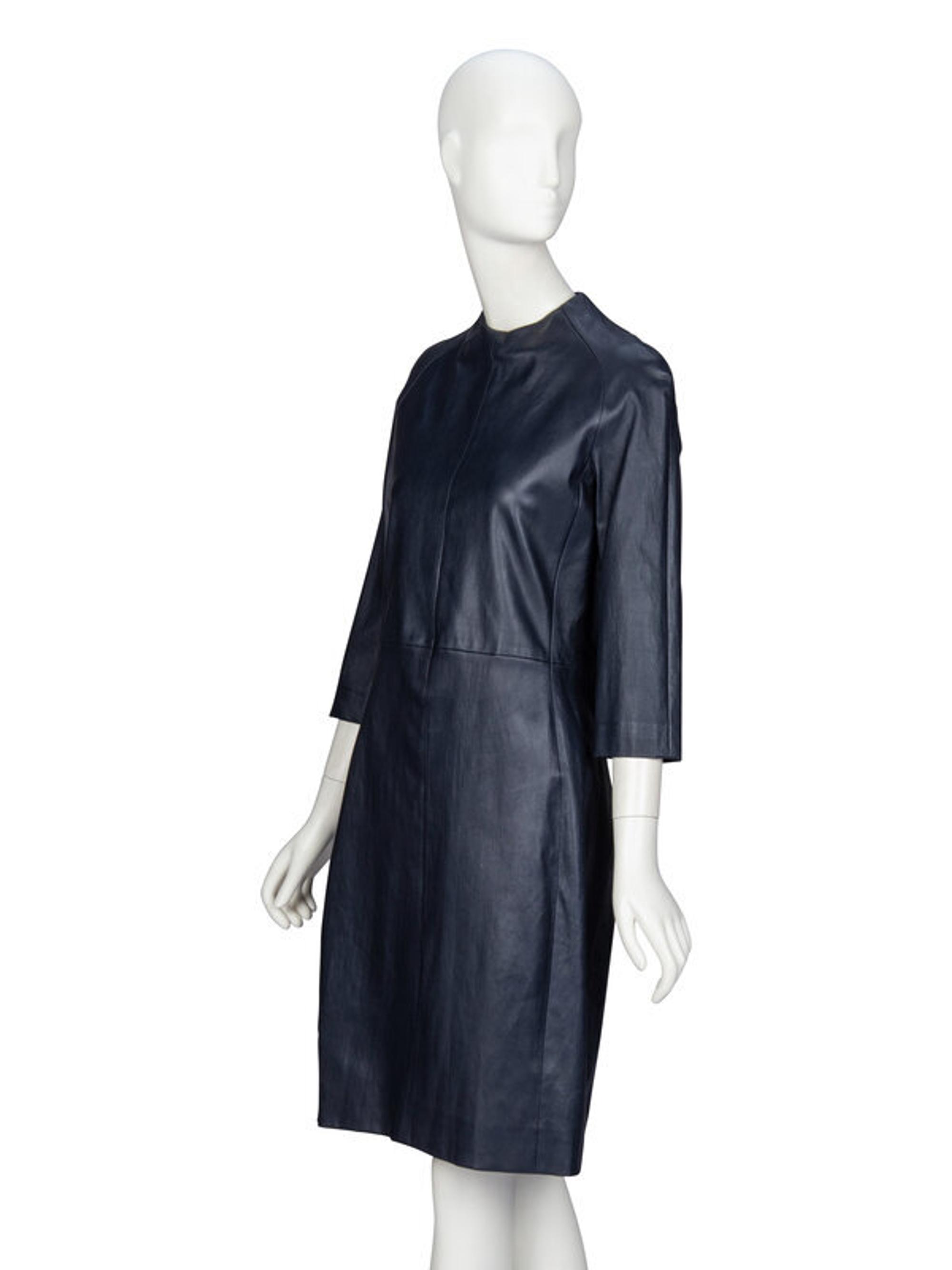 The Row, Fitted Leather Dress