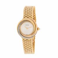 Cartier, Ref. WG200258, 18K Tricolor Gold 'Trinity' Watch With Factory Diamond Bezel and Crown, with Box & Papers