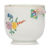 A Chantilly Soft Paste Porcelain Small Bottle Cooler