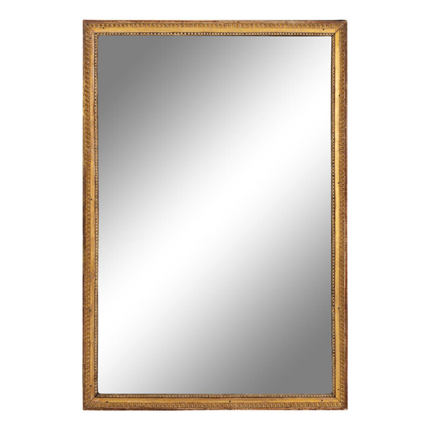 A Louis XVI Giltwood Mirror