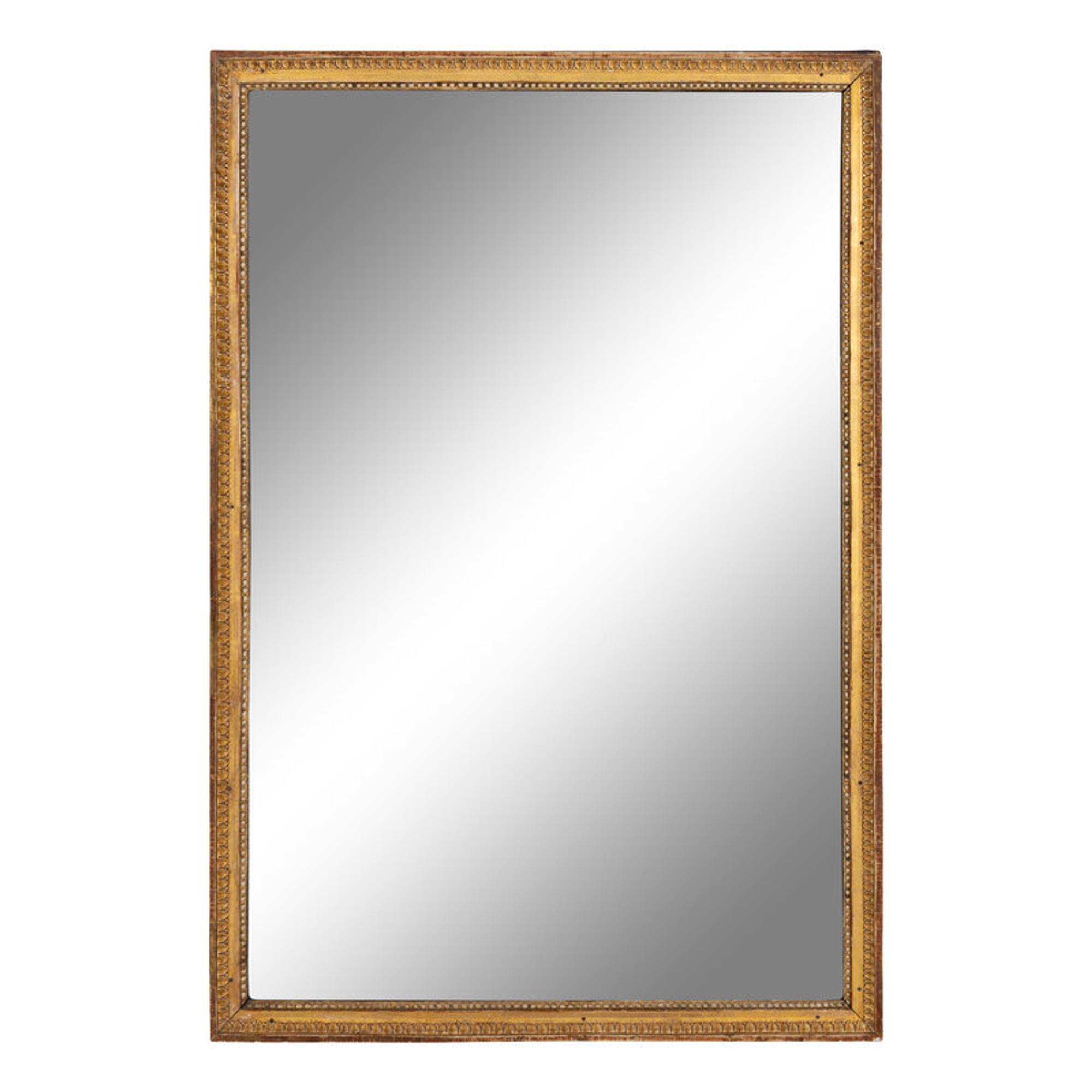 A Louis XVI Giltwood Mirror