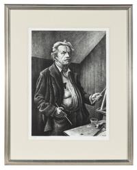 Thomas Hart Benton (American, 1889–1975) — Self-Portrait , 1972