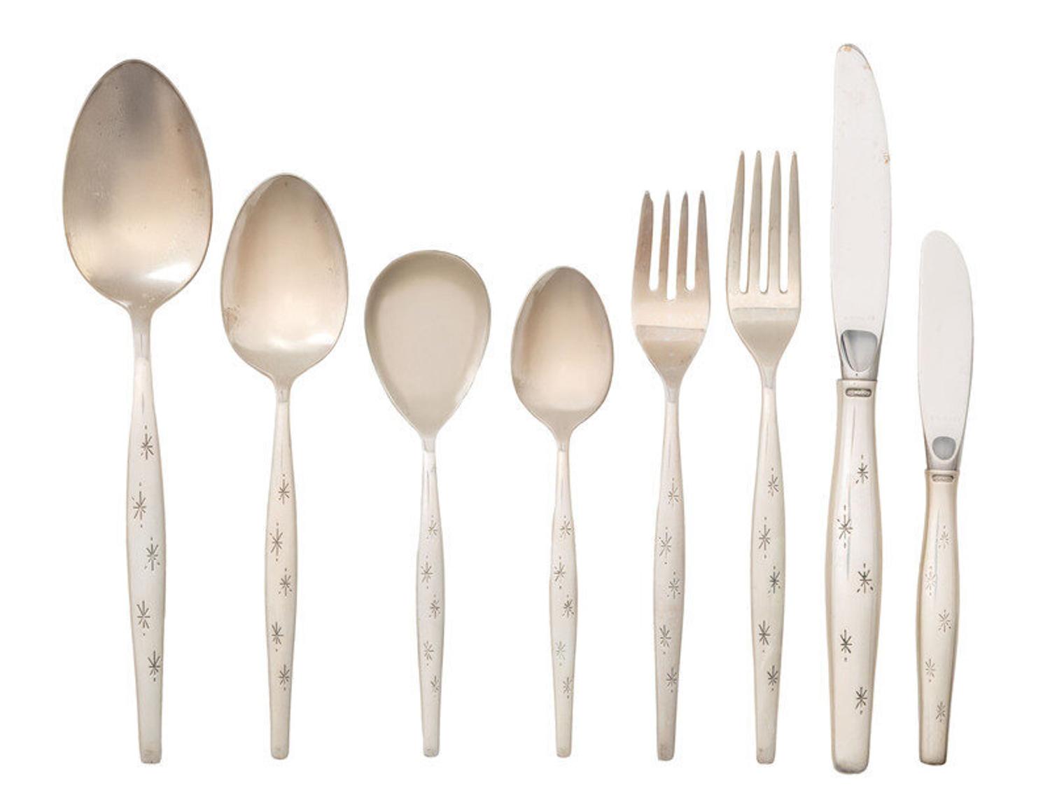 An American Silver Flatware Service
