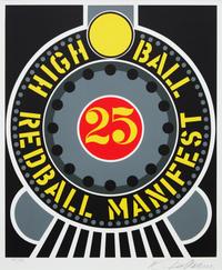 Robert Indiana (American, 1928-2018) — High Ball Redball Manifest (from The American Dream Portfolio ), 1997