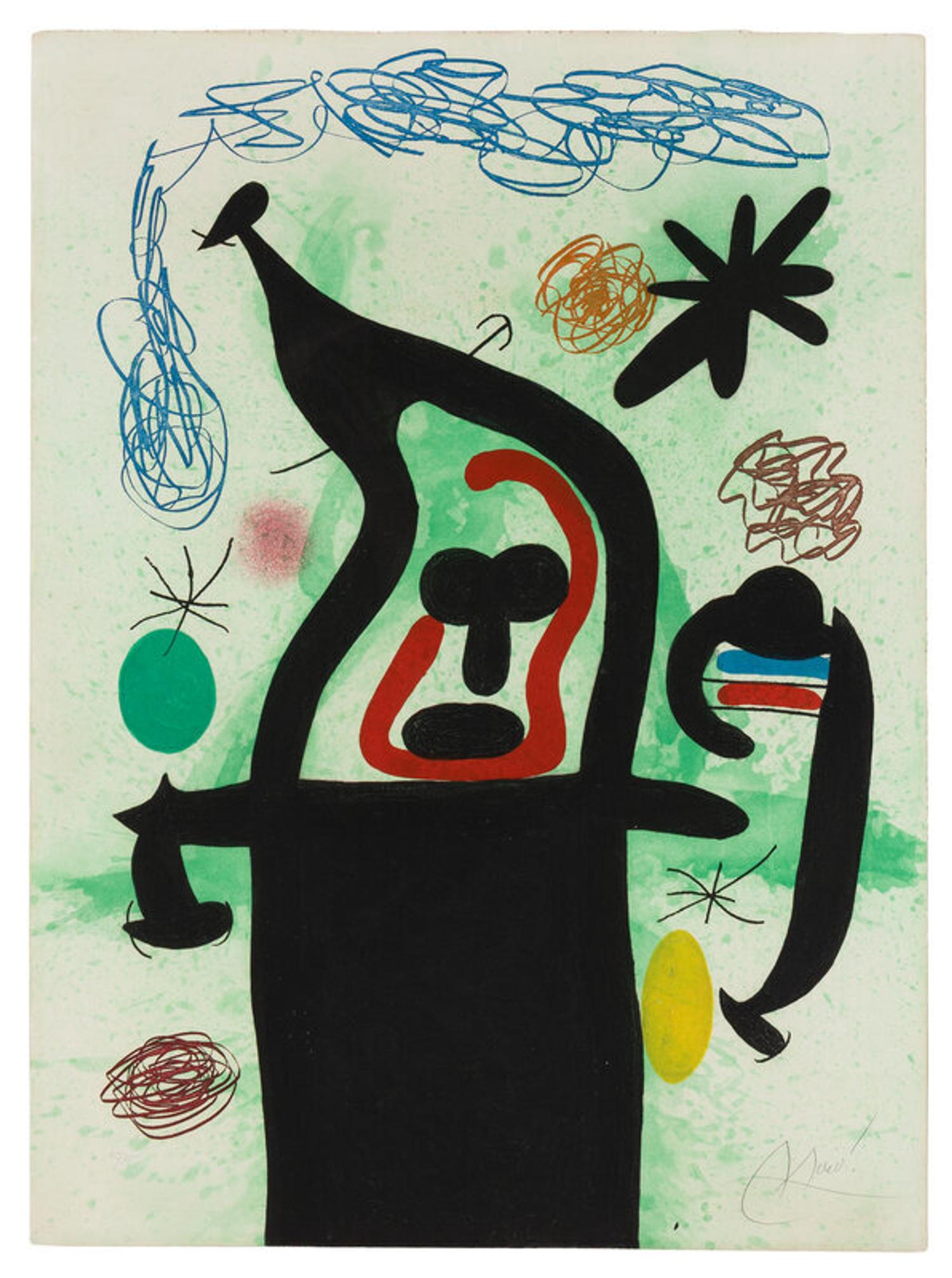 Joan Miró (Spanish, 1893–1983) — La Harpie , 1969