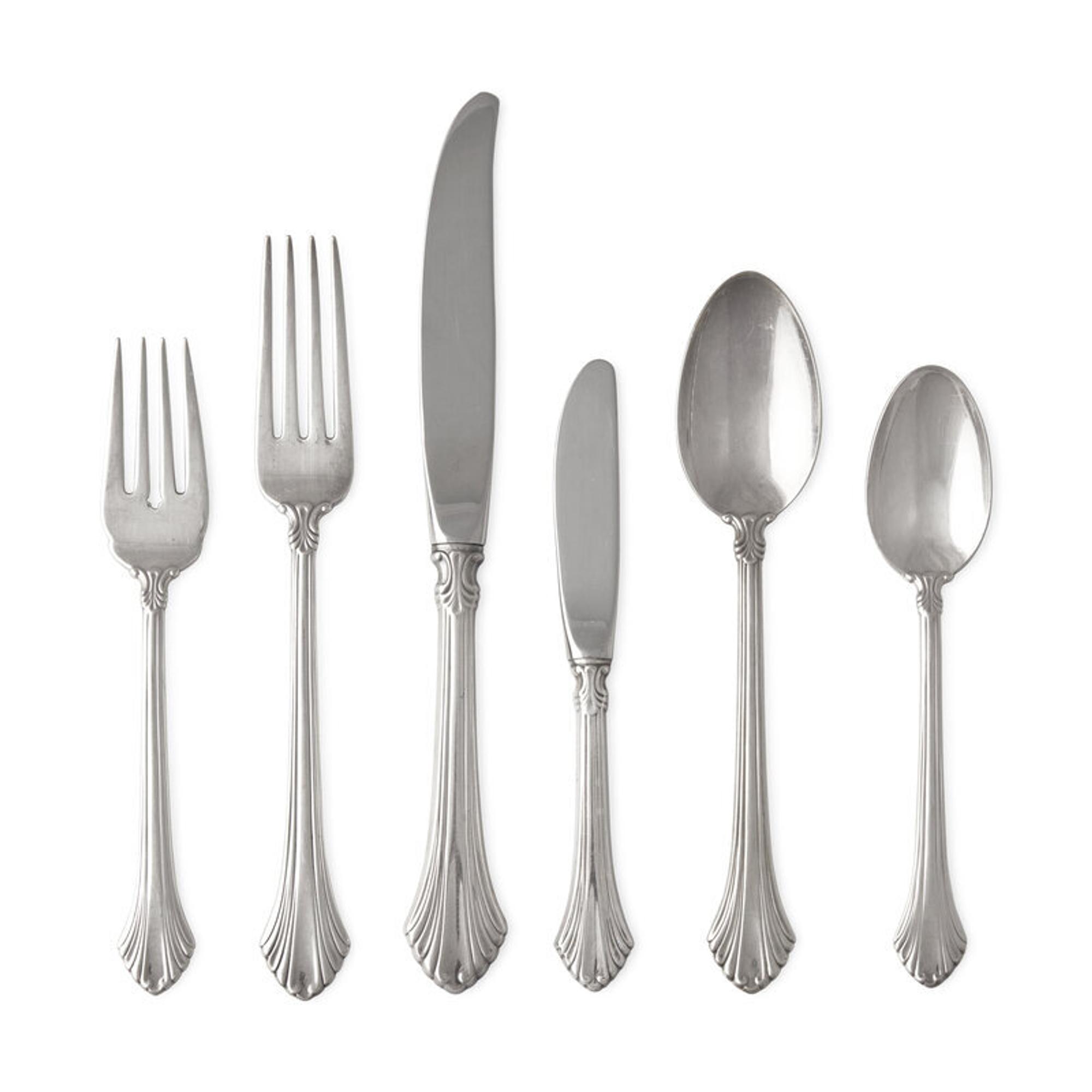 An American Silver Flatware Service