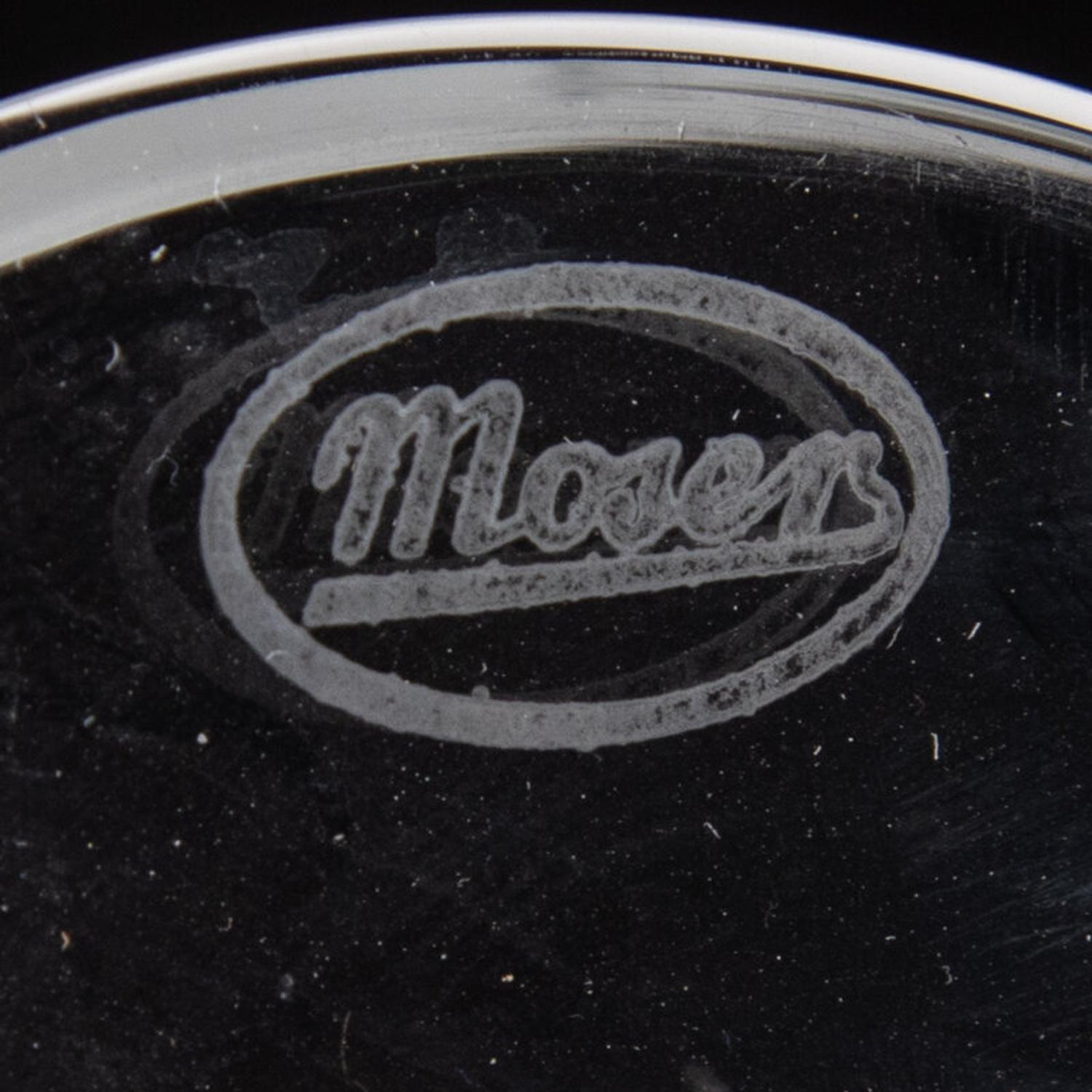 A Moser Gilt Decorated Cut-Glass Stemware Service