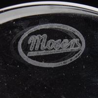 A Moser Gilt Decorated Cut-Glass Stemware Service