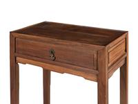 A Chinese Huanghuali and Mixed Hardwood Side Table, Early-Mid 20th Century 近代 黃花梨及硬木邊桌