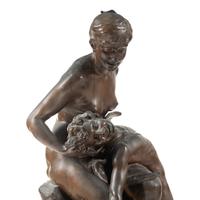 Emmanuel Dolivet (French, d. 1911) — Woman with Cupid