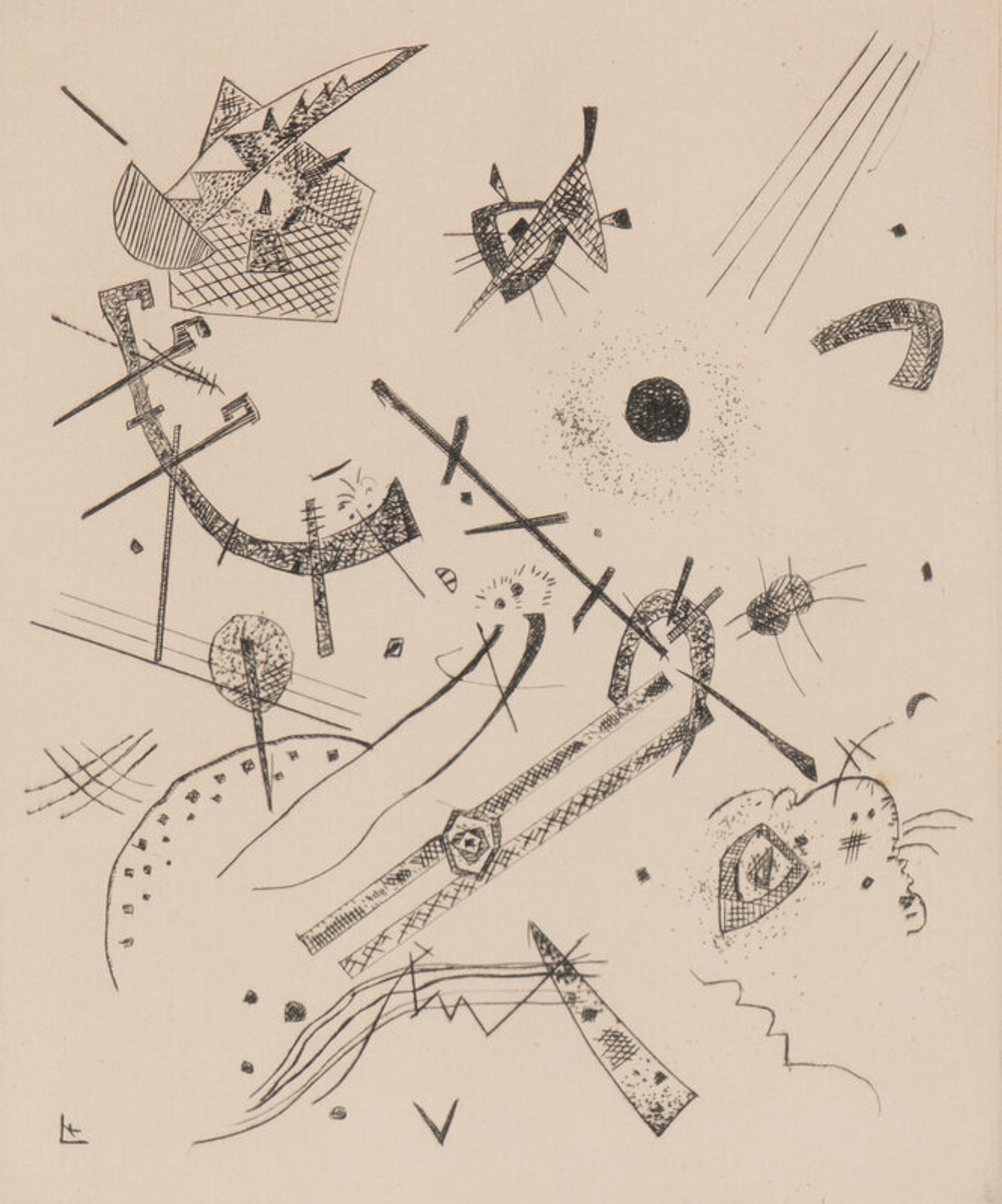 Wassily Kandinsky (Russian, 1866–1944) — Kleine Welten XI (from Kleine Welten ), 1922