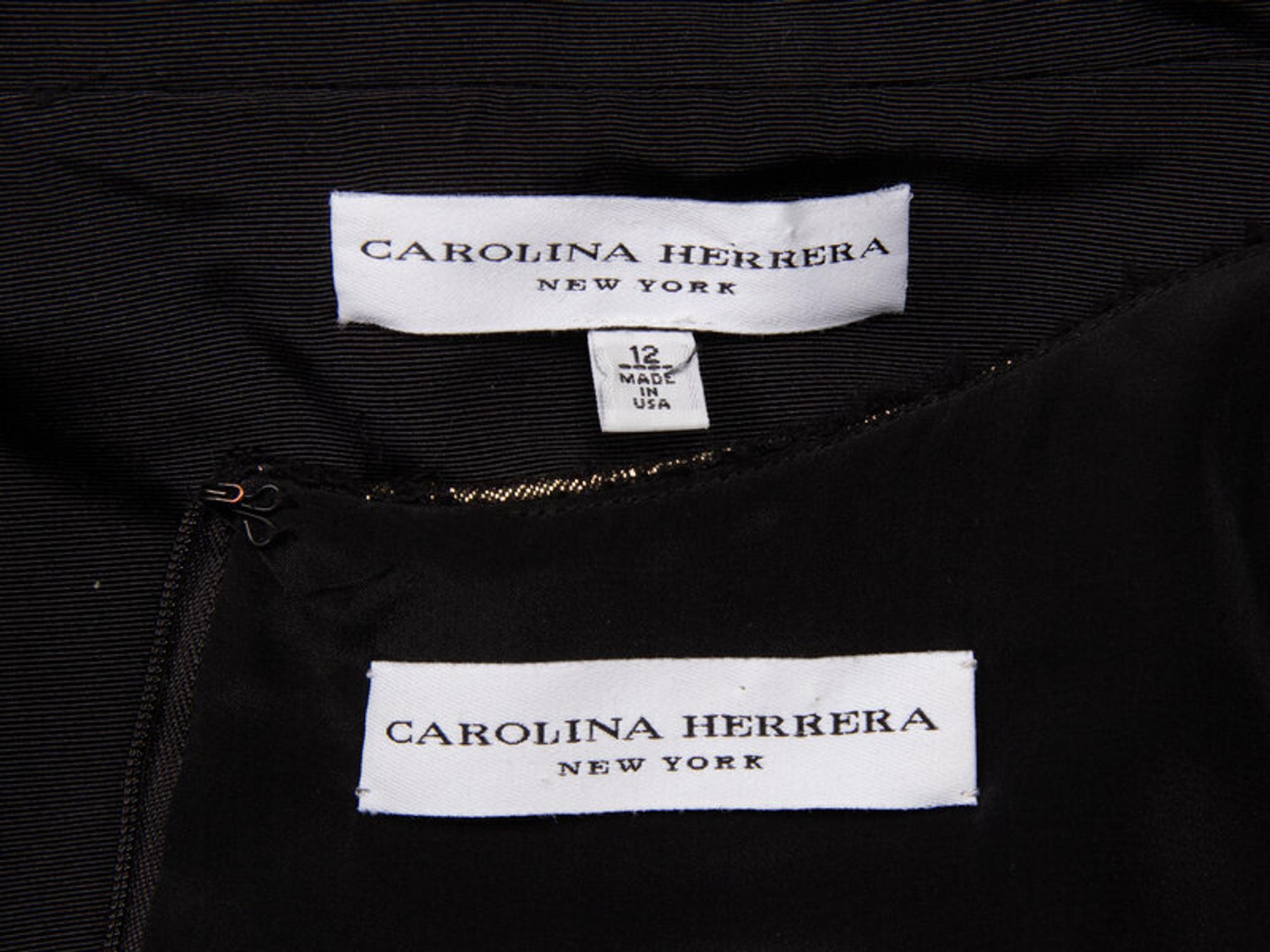 Carolina Herrera, Lamé Tweed Dress Ensemble