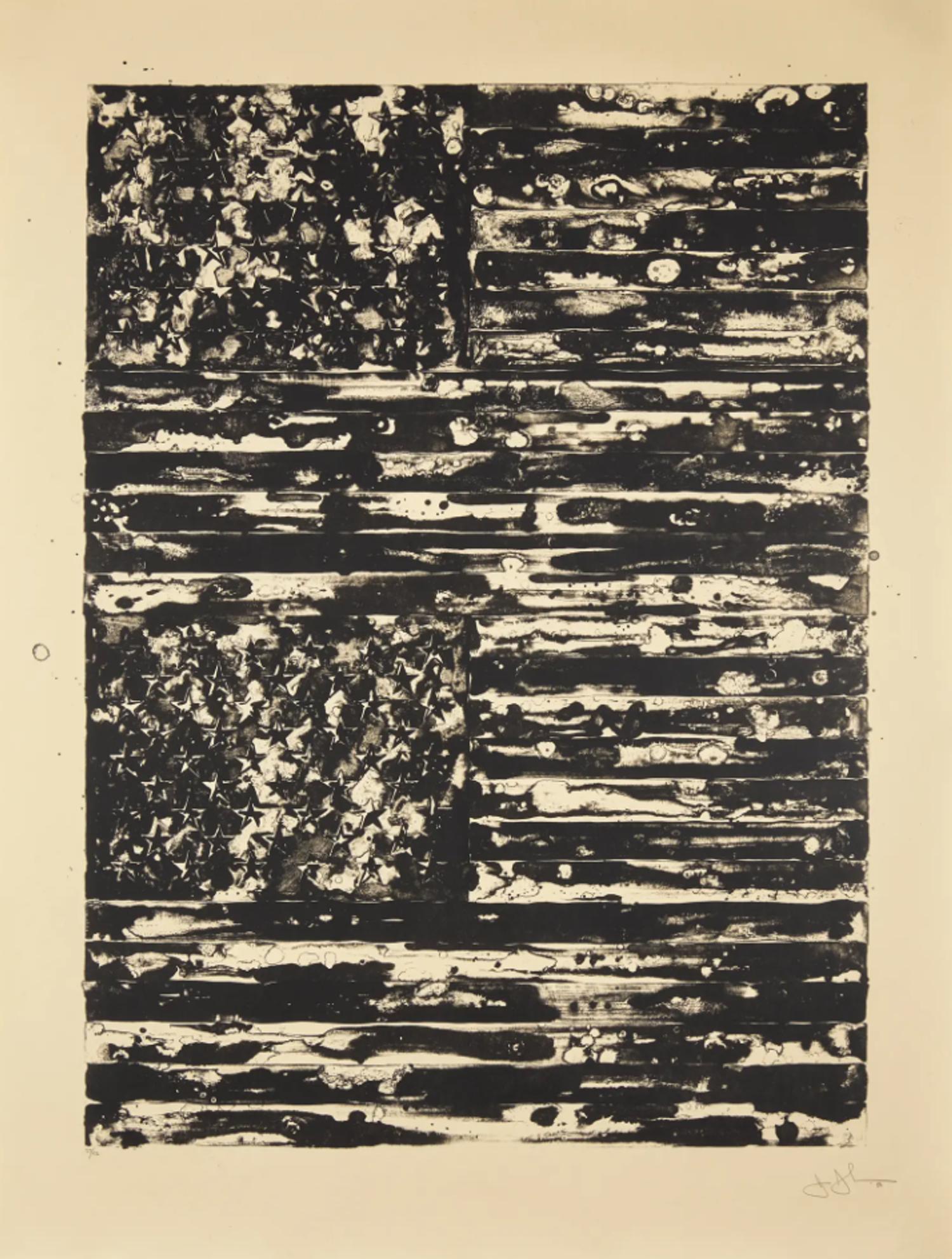 Jasper Johns (American, b. 1930) Two Flags, 1980