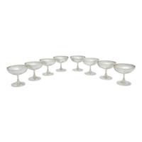 A Set of Eight Christofle Silver-Plate Sorbet Coupes