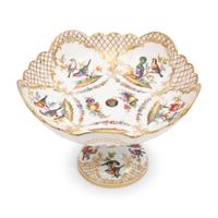 A Herend Rothschild Bird Porcelain Tureen and a Group of Continental Porcelain Articles