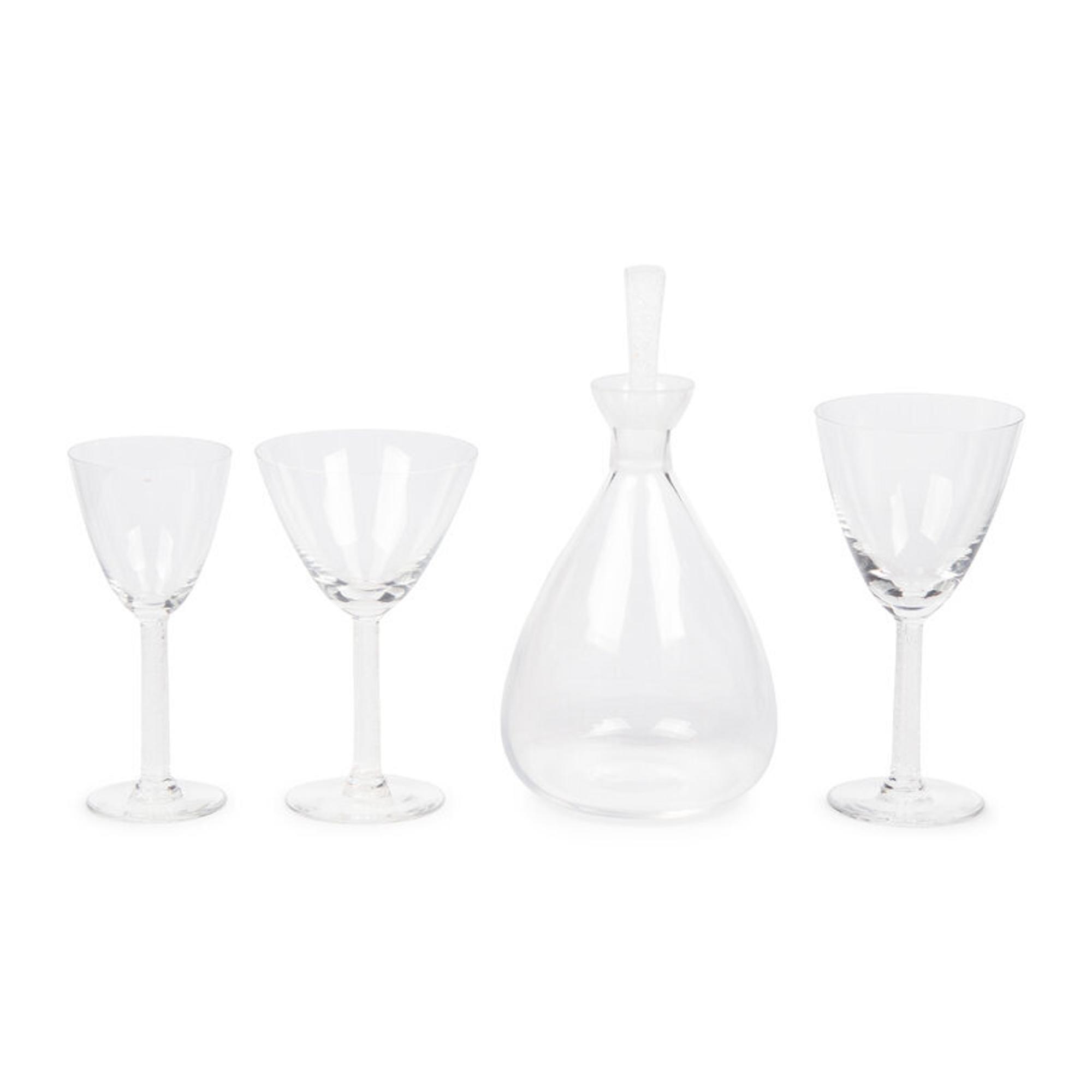 A Lalique Phalsbourg Stemware Service