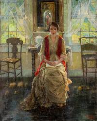 Pauline Palmer (American, 1867-1938) — The New Book, 1930