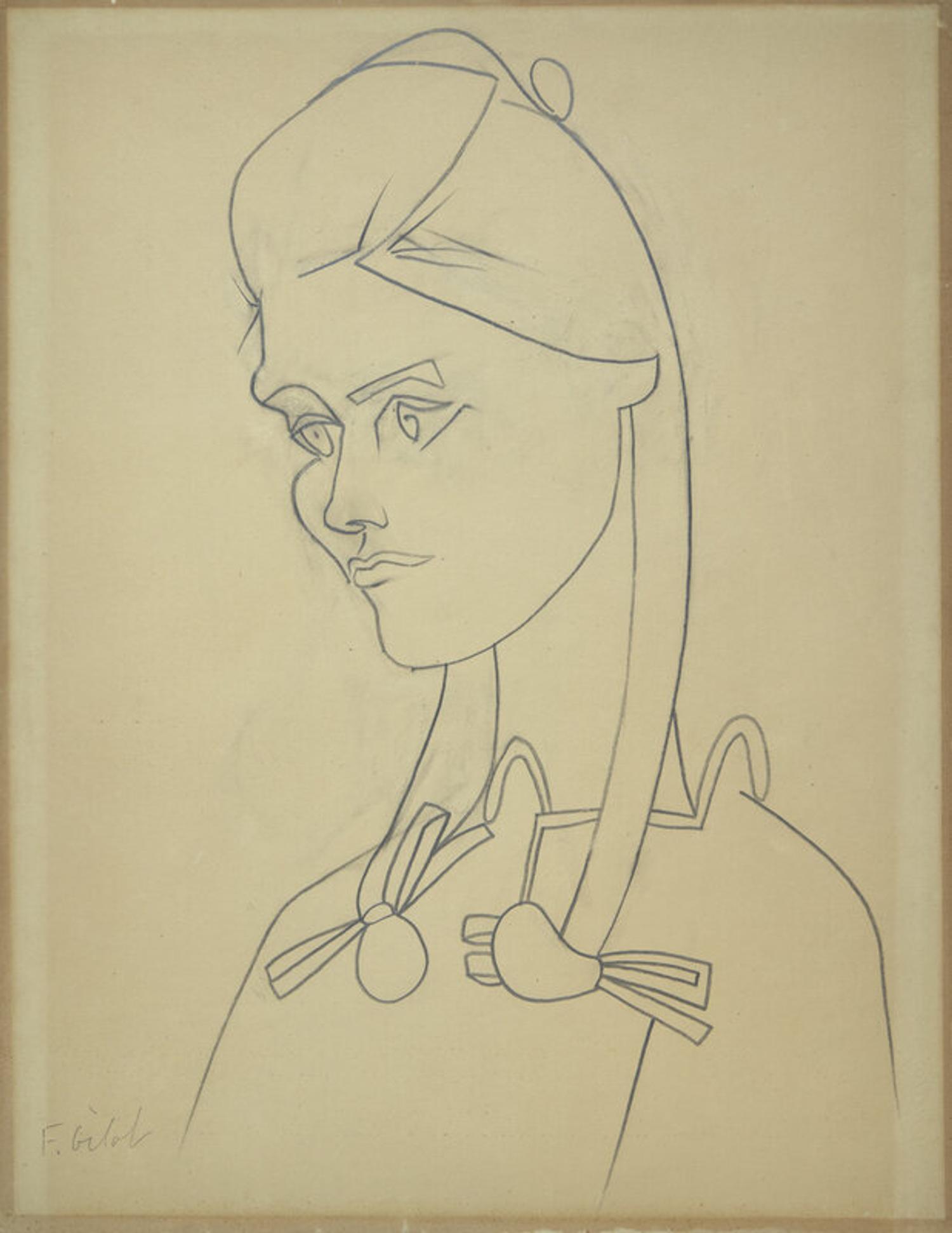 Françoise Gilot (French, 1921-2023) — Portrait de Cecile Miguel , 1951