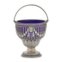 A George III Pierced Silver Sugar Basket