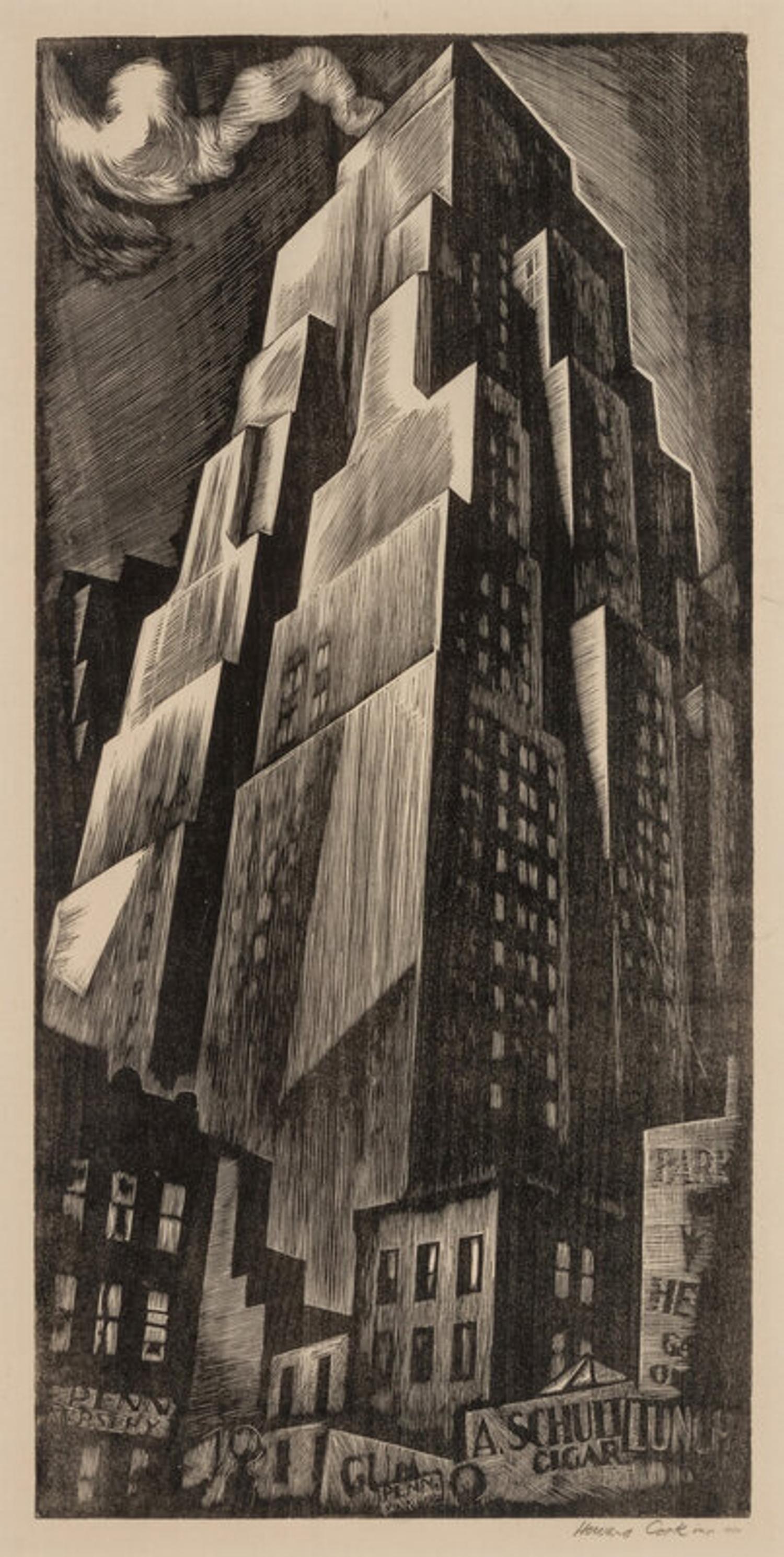 Howard Cook (American, 1901–1980) — The New Yorker , 1930