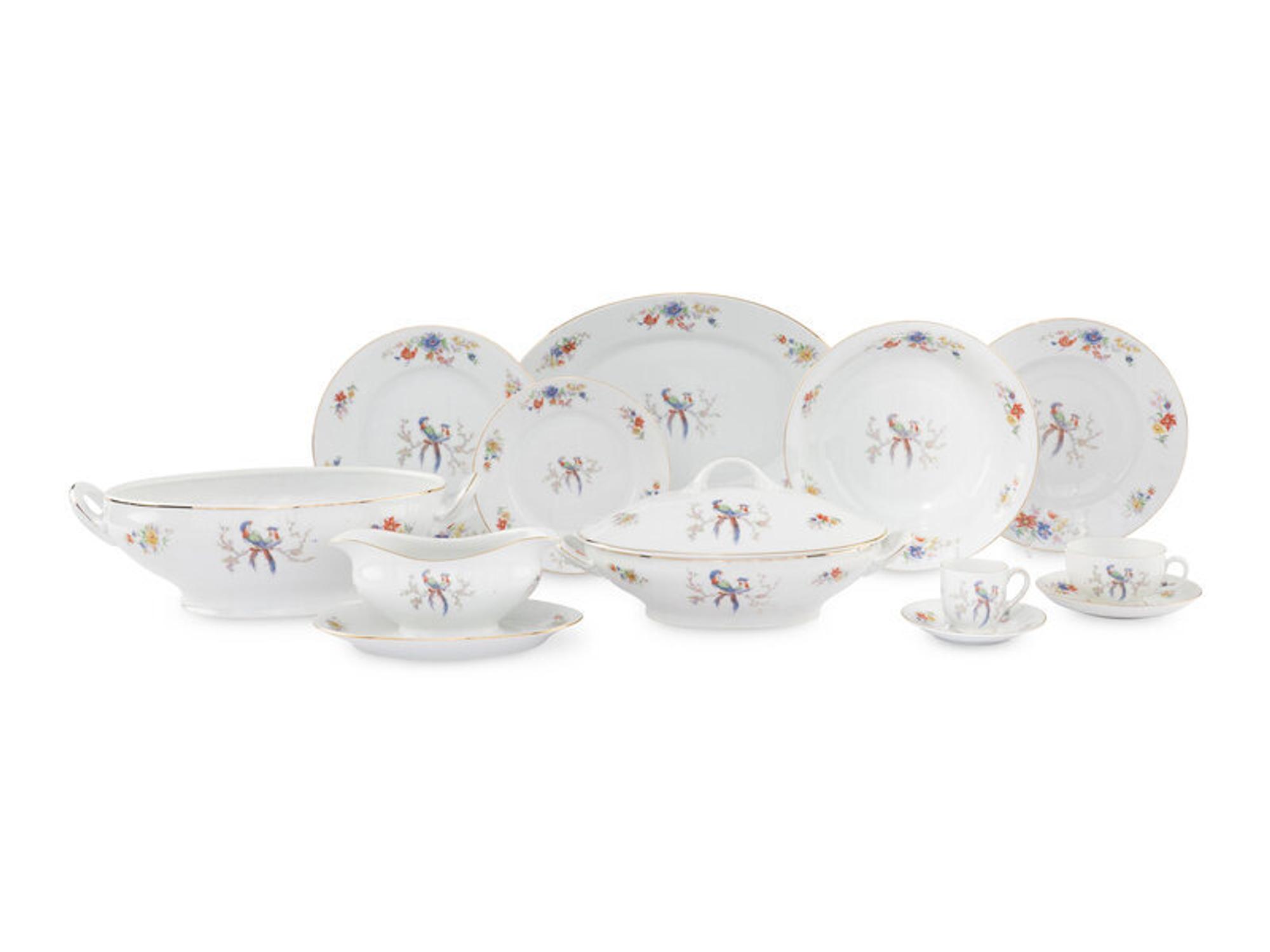 A German Porcelain Dinner Service —
