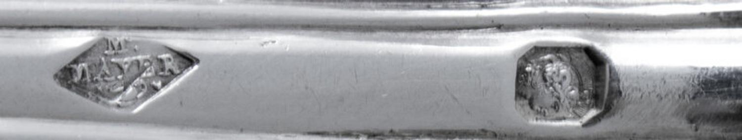 A Collection of French Silver Flatware Articles
