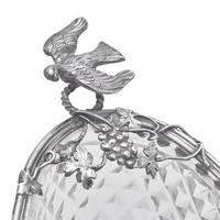 A George III Cut Glass Mounted Silver Epergne