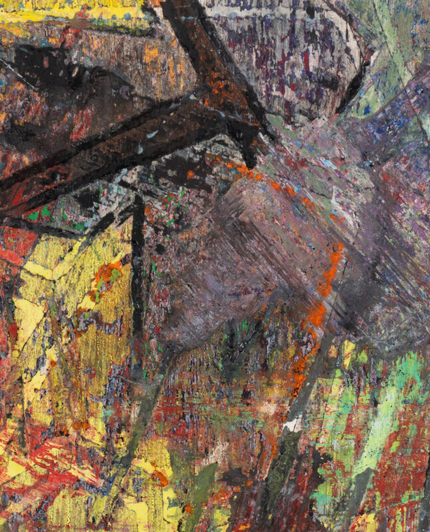Charles Arnoldi (American, b. 1946) — 6T, NY, 7/14/89, 1989