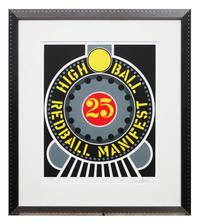 Robert Indiana (American, 1928-2018) — High Ball Redball Manifest (from The American Dream Portfolio ), 1997