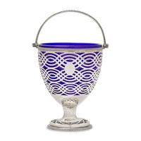 A George III Pierced Silver Sugar Basket