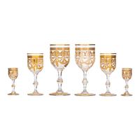 A Saint-Louis Congress Cut Glass Stemware Service
