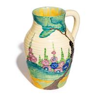 Clarice Cliff (English, 1899-1972) — Fragrance pattern Lotus Jug, 1935