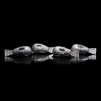 A Group of Four Southeast Asian Silver Bird Boxes, 20th Century 近代 鴿子式銀蓋盒一組四件