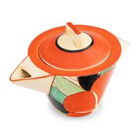 A Group of Nine Clarice Cliff Gardenia Ceramic Table Articles