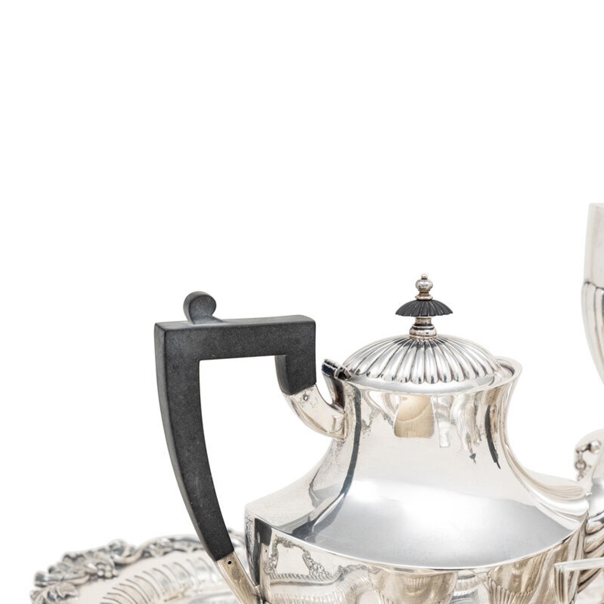 An American Silver Five-Piece Tea and Coffee Service