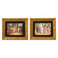 A Pair of Berlin (K.P.M.) Porcelain Plaques