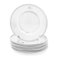 A Set of Twelve American Silver Bread Plates