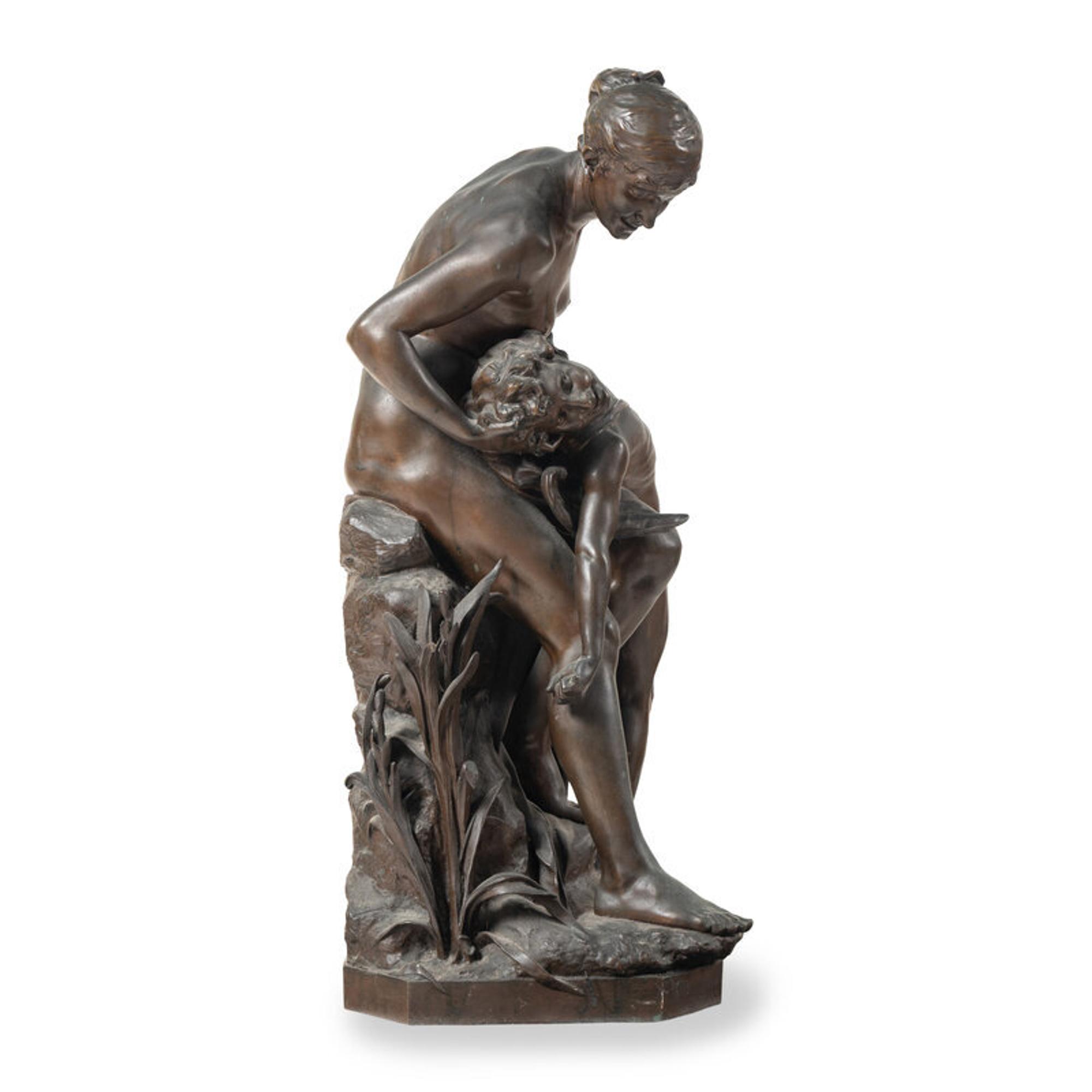 Emmanuel Dolivet (French, d. 1911) — Woman with Cupid