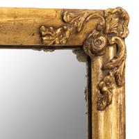 A Continental Giltwood Overmantel Mirror