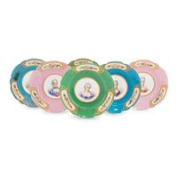 A Set of Six Sèvres-Style Porcelain Portrait Plates