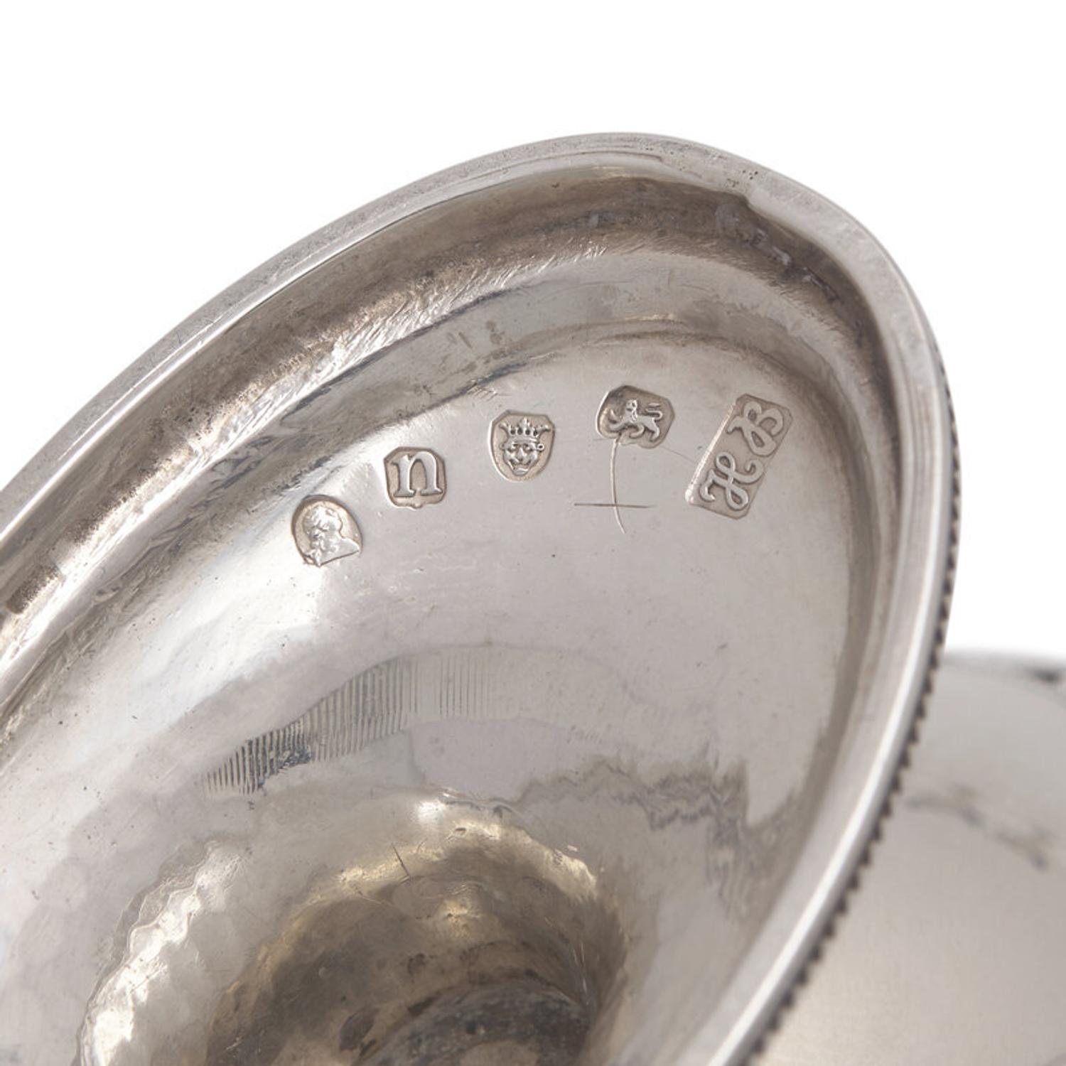 A Set of Four George III Pierced Silver Salt Cellars
