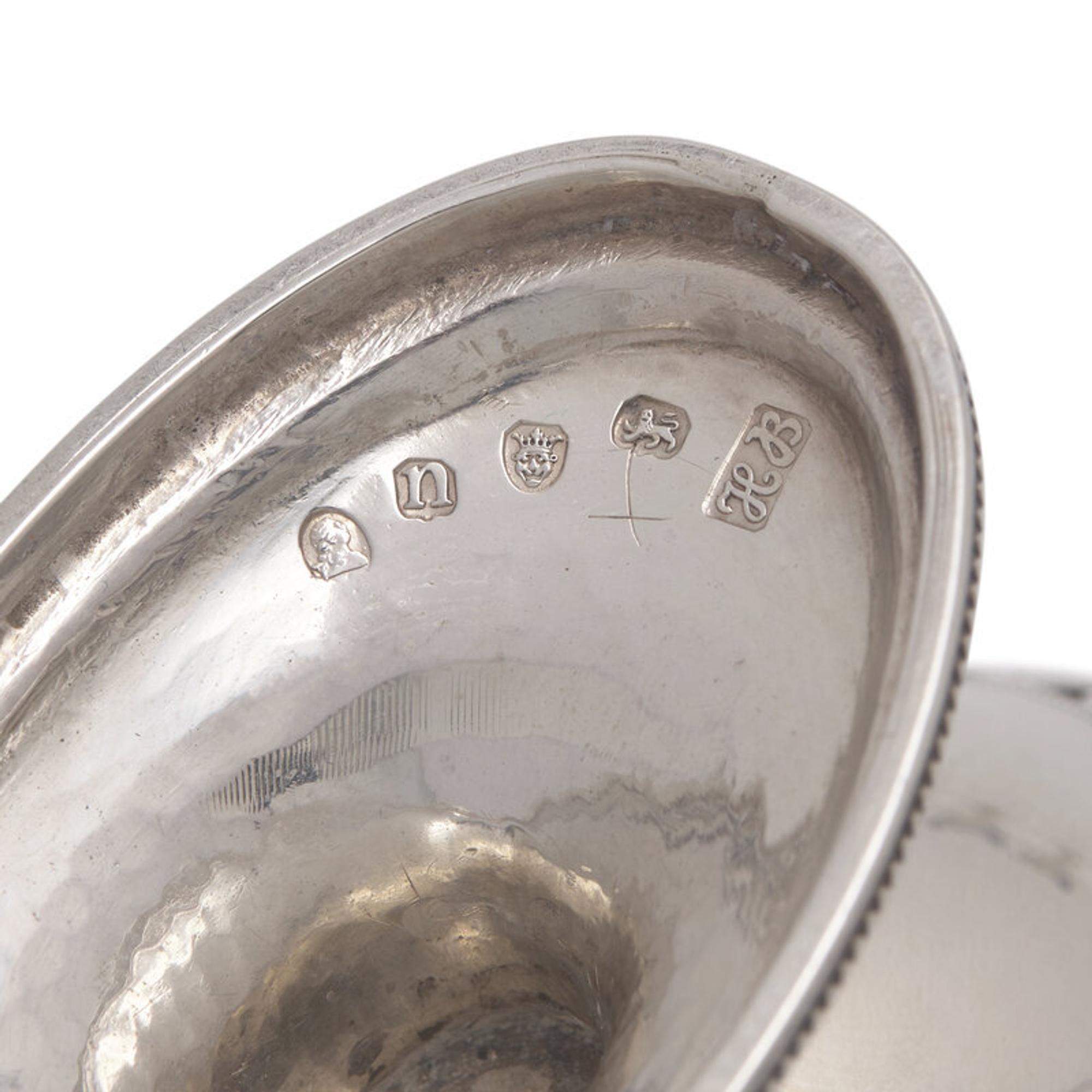 A Set of Four George III Pierced Silver Salt Cellars