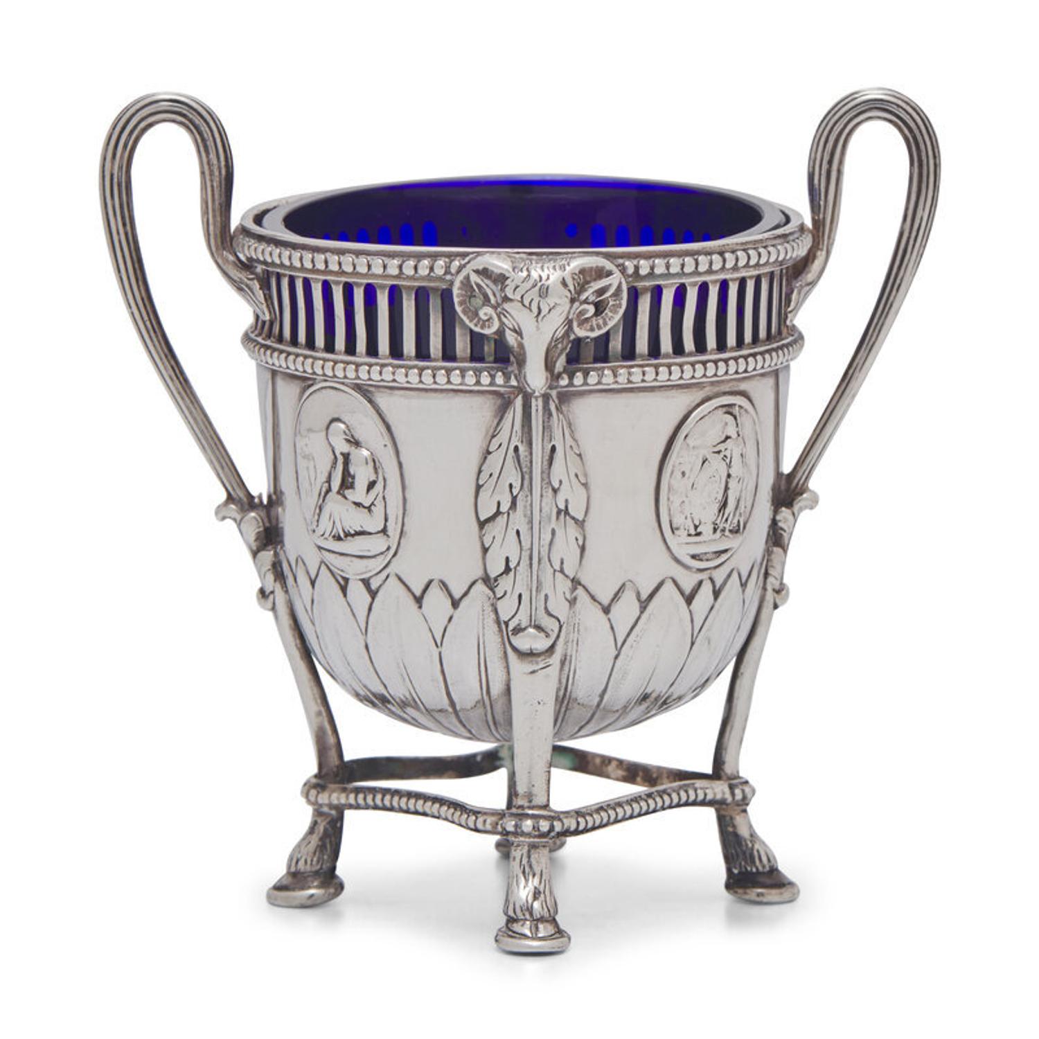 A George III Pierced Silver Sugar Urn
