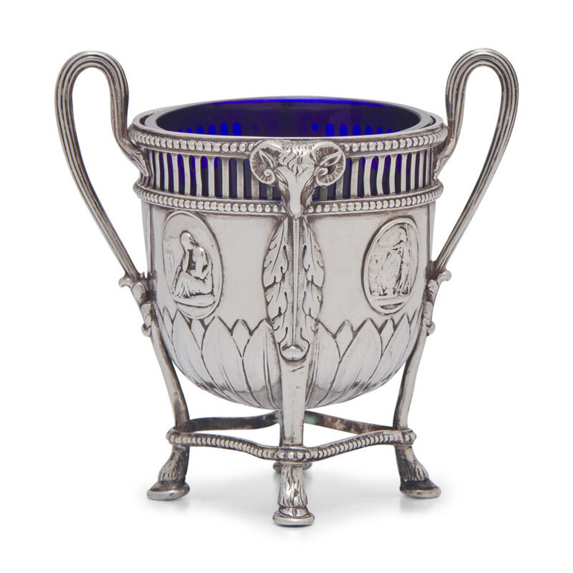 A George III Pierced Silver Sugar Urn