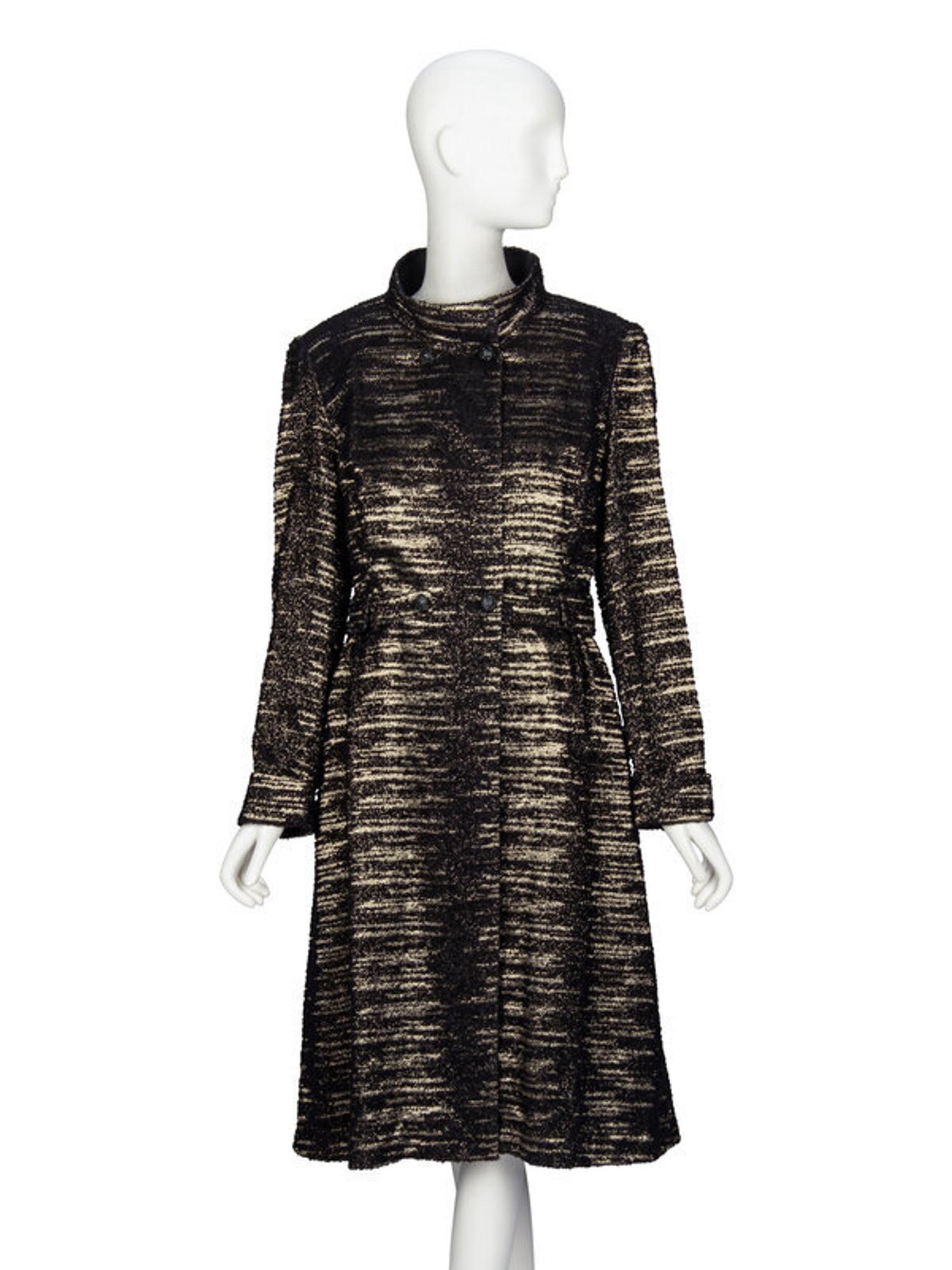 Carolina Herrera, Lamé Tweed Dress Ensemble