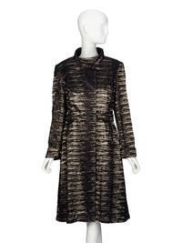 Carolina Herrera, Lamé Tweed Dress Ensemble