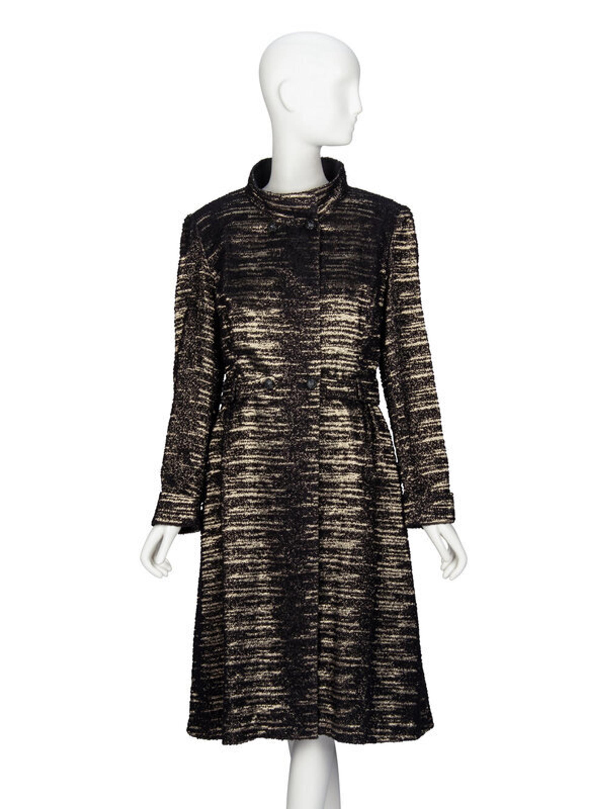 Carolina Herrera, Lamé Tweed Dress Ensemble